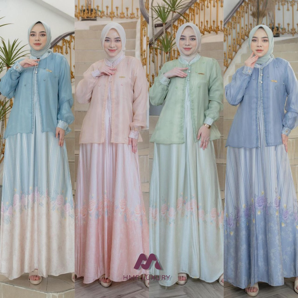 Alifia Dress 2 in 1 By HMF Luxury