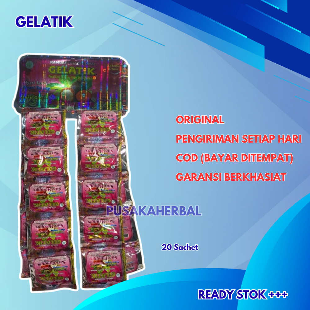 

KAPSUL GELATIK RENCENG ORIGINAL 20 SACHET