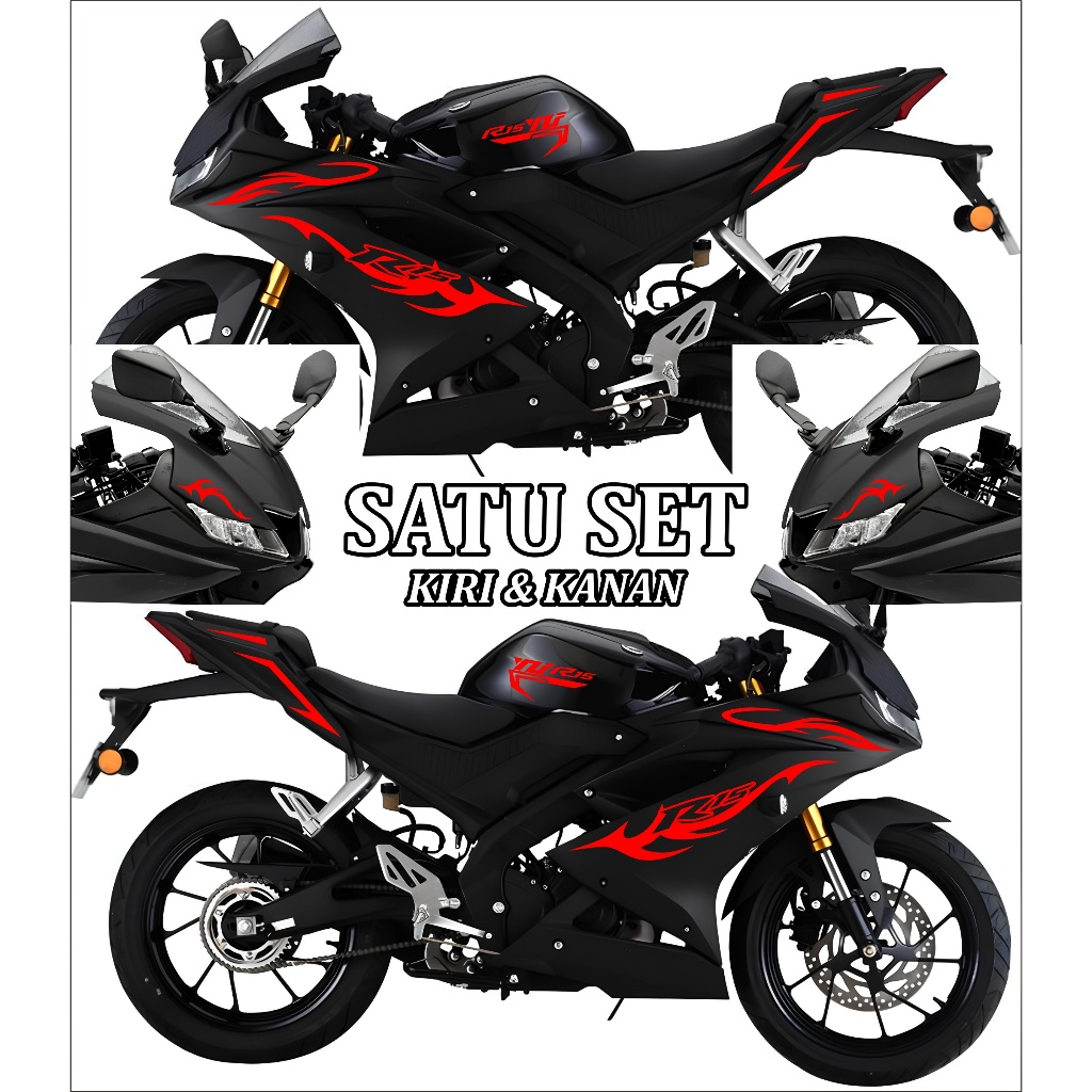 STRIPING R15 V3 / MTF 44 / STIKER CUTTING / STIKER MOTOR R15 / STIKER YAMAHA R15 V3/ STIKER / SIMPLE