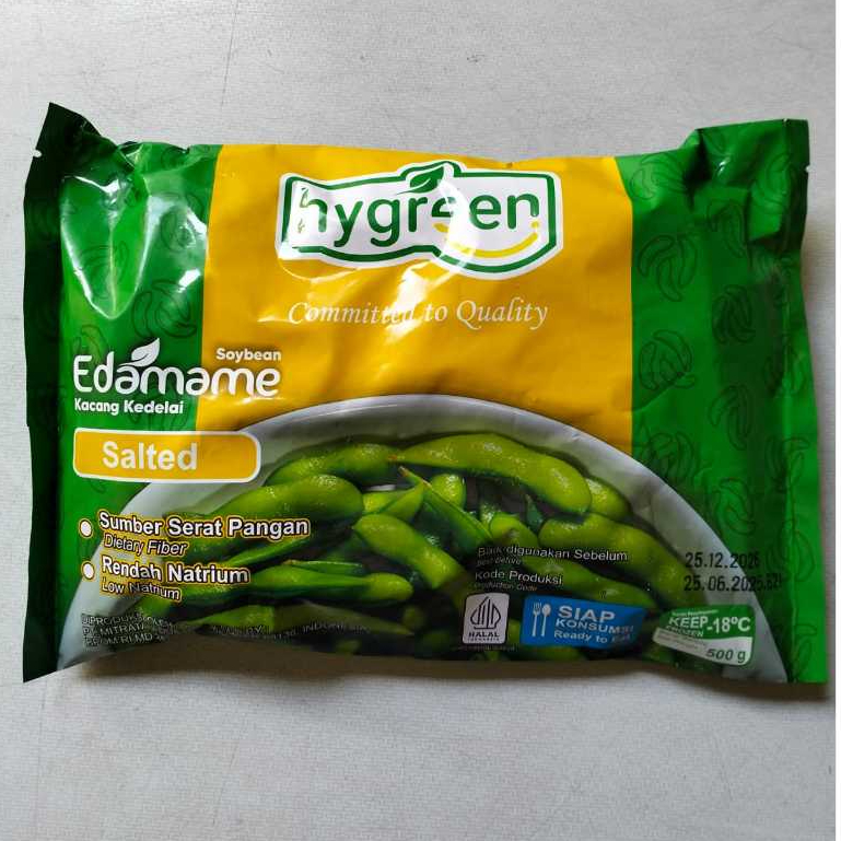 

HYGREEN EDAMAME SALTED 500 GR