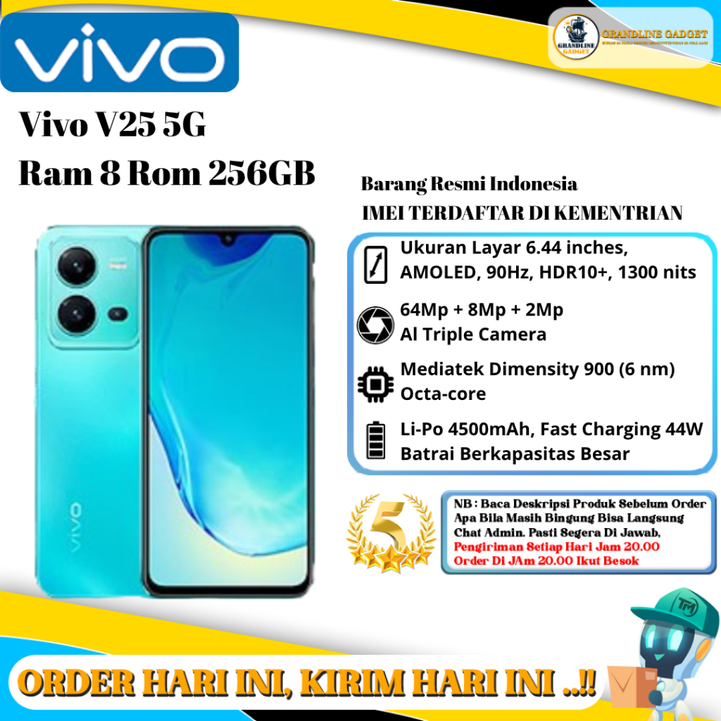 Vivo V25 5G Ram 8 Rom 256GB