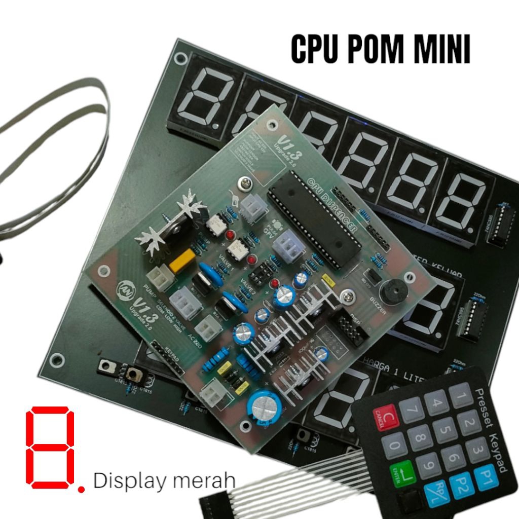 CPU POM MINI 1.3 (AC) DISPLAY MERAH ATMEGA32