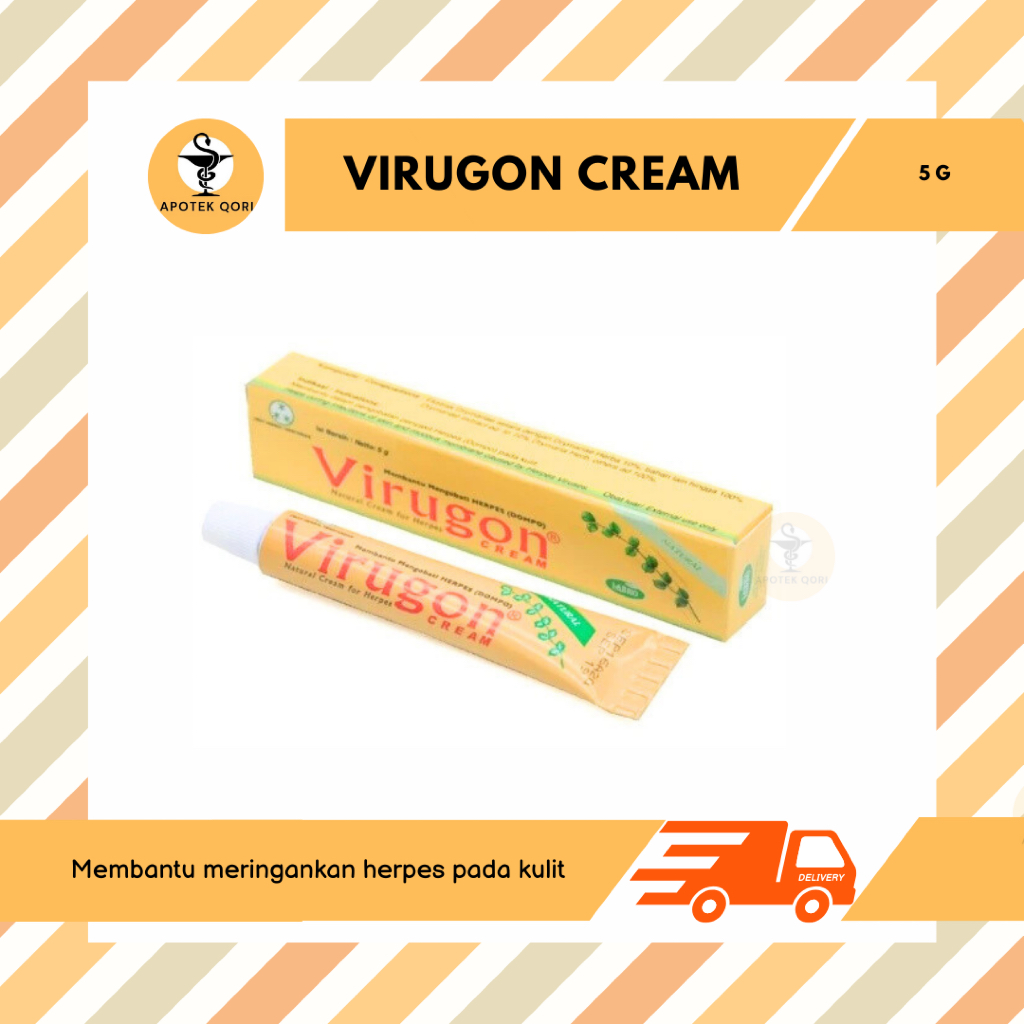 VIRUGON CREAM 5 G / SALEP HERPES PADA KULIT