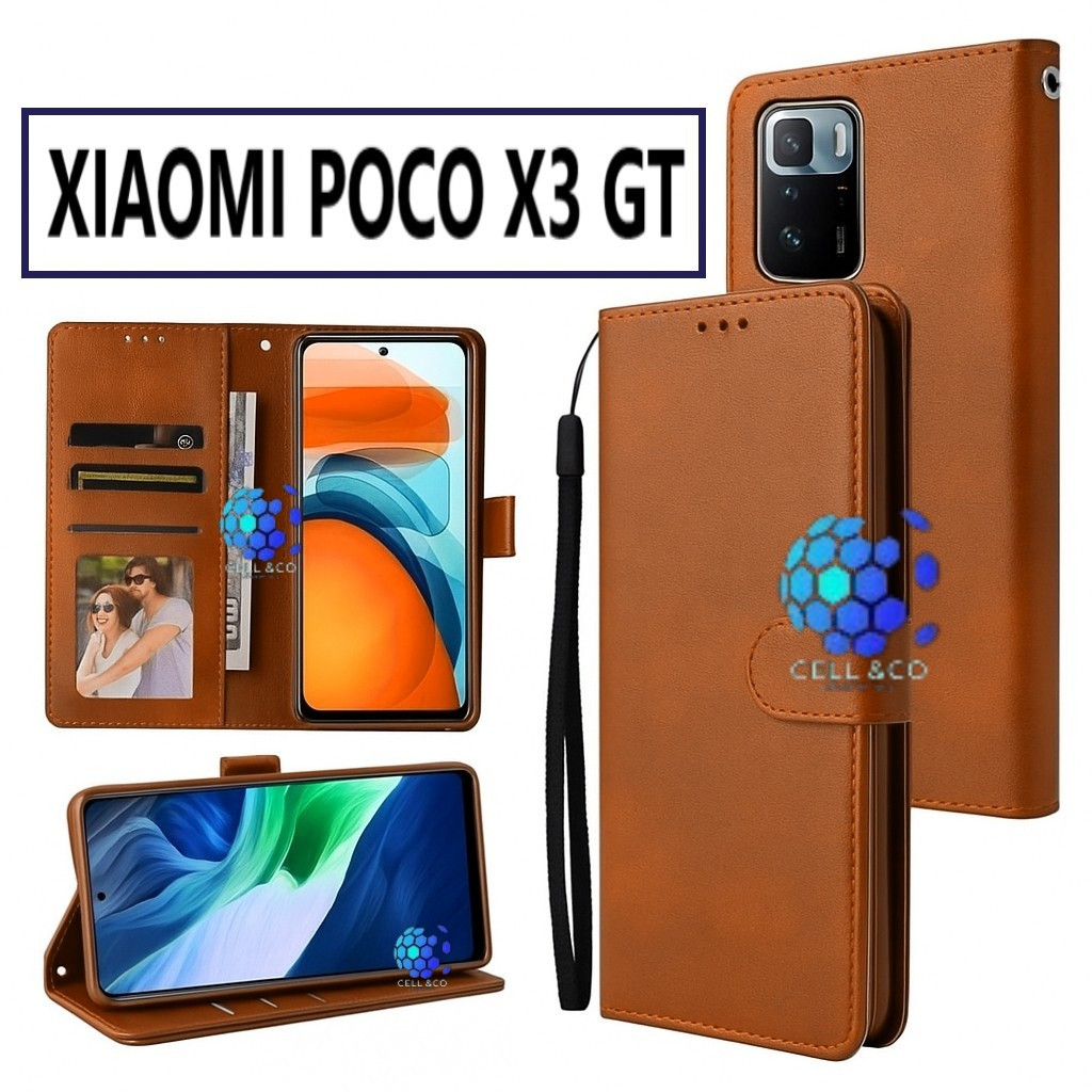 Case Type XIAOMI POCO X3 GT FLIP LEATHER WALLET PREMIUM FLIP CASE BUKA TUTUP KESING HP CASING FLIP C