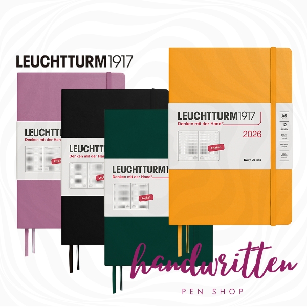 

LEUCHTTURM 1917 Daily Planner 2026 Medium A5 Hardcover | Notebook | Agenda | Journal / LEUCHTTURM1917
