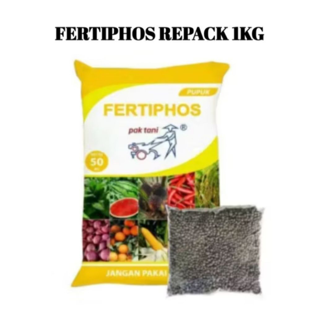 PUPUK TSP FERTIPHOS PAK TANI REPACK 1KG ORIGINAL