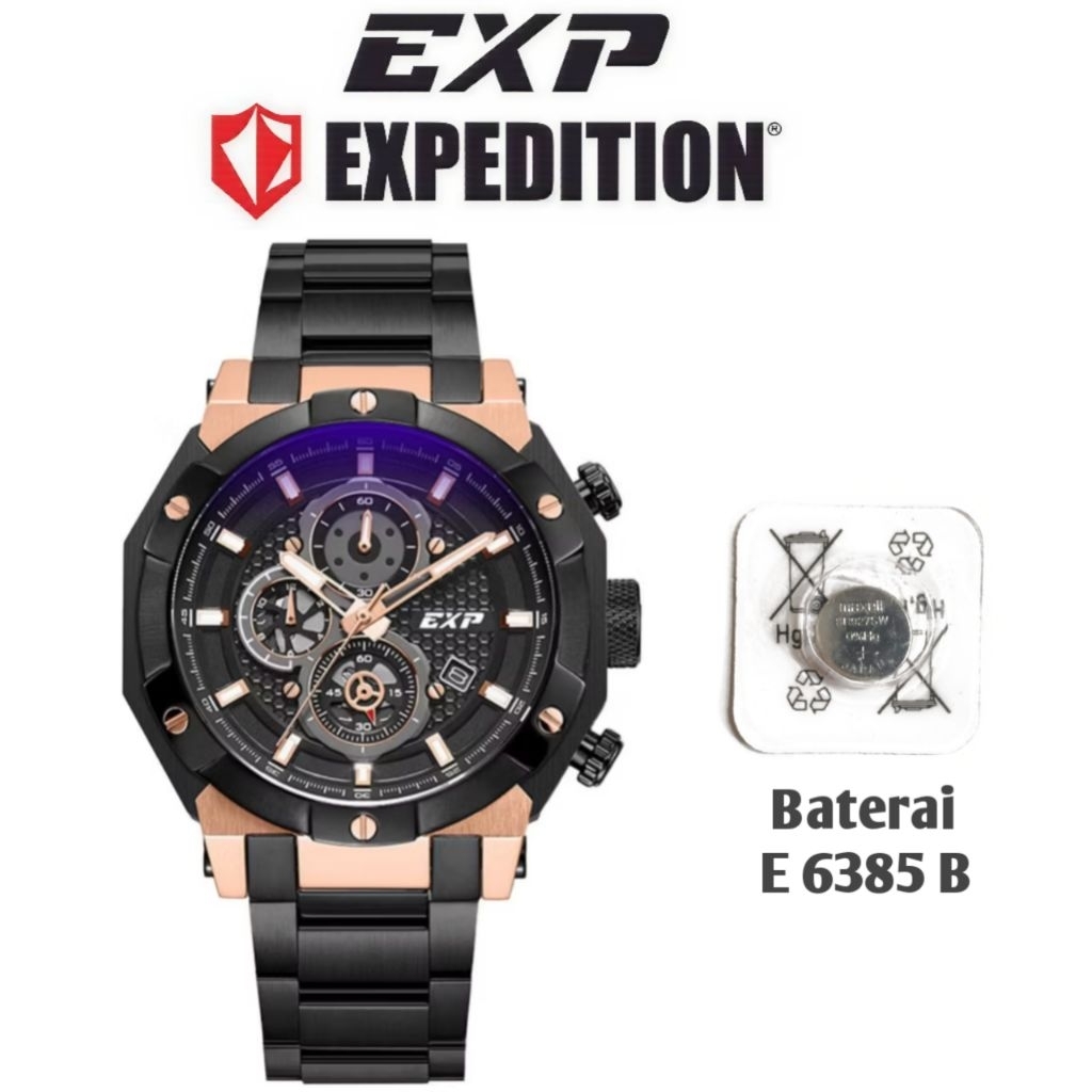 Baterai Jam Tangan Expedition Type E 6385 B