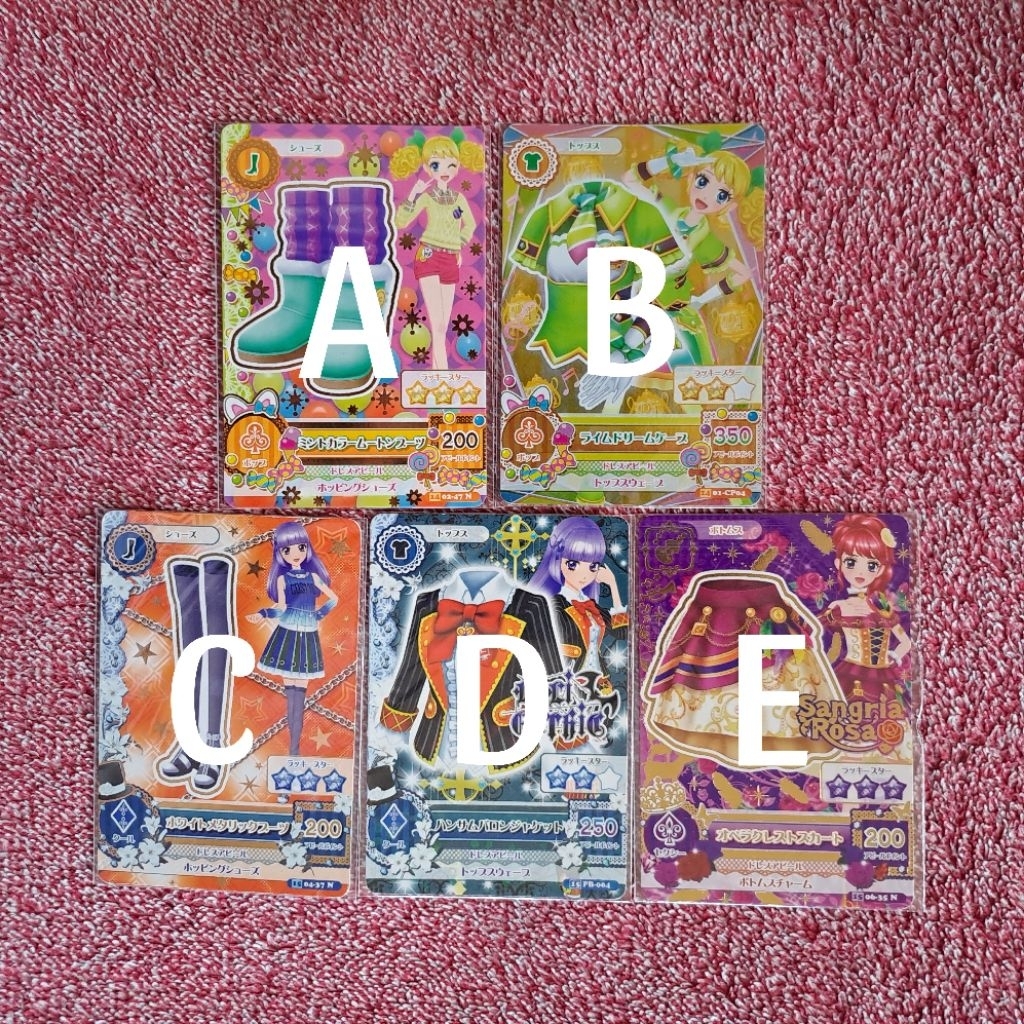 Kartu Aikatsu Card Jepang Satuan Original