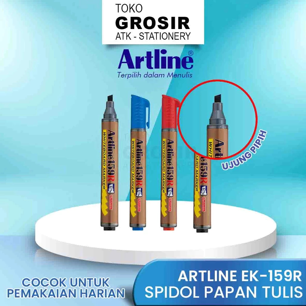 

(LIVE) Spidol Whiteboard Marker Artline EK-159R 2