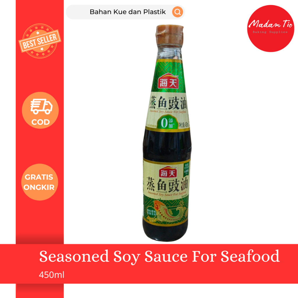 

Kecap Asin Haday Seasoned Soy Sauce For Seafood 450ml 1pcs