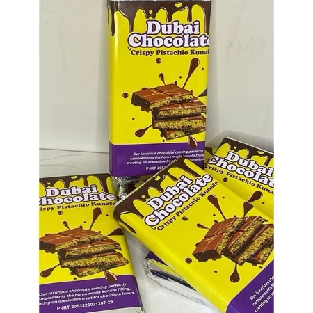 

Chocolate Dubai Original Crispy "PISTACHIO KUNAFE