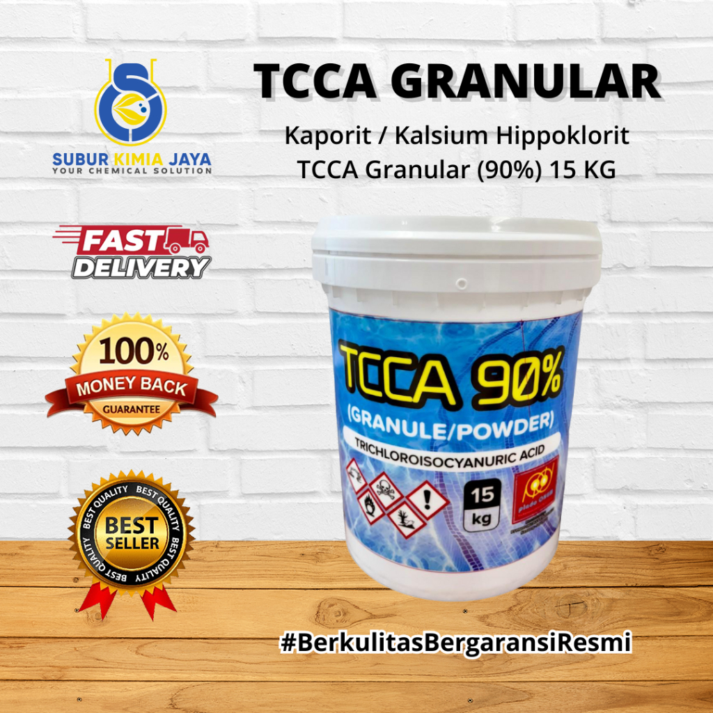 

Kaporit / Kalsium Hippoklorit TCCA GRANUL (90%) EX LOKAL 15KG Premium