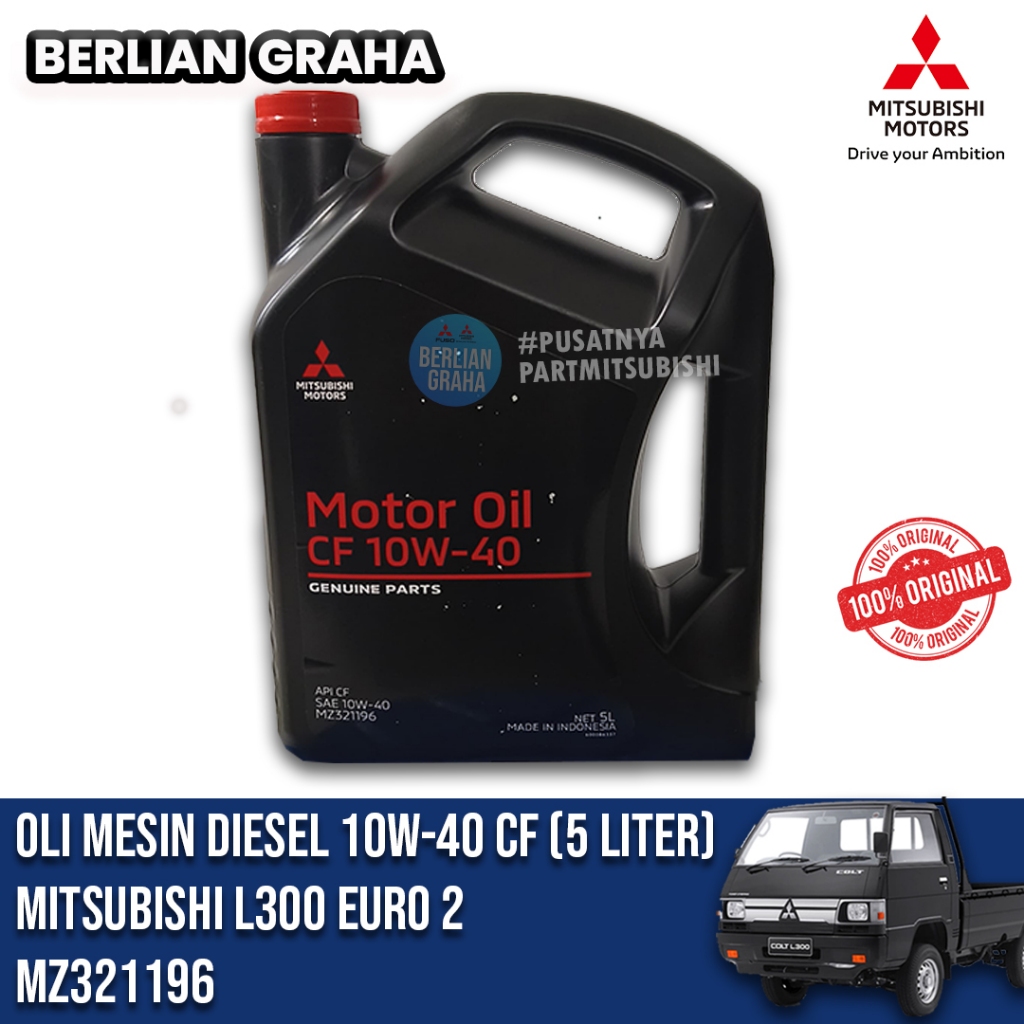 Oli Mesin Diesel 10W-40 CF Super Original Mitsubishi | MZ321196
