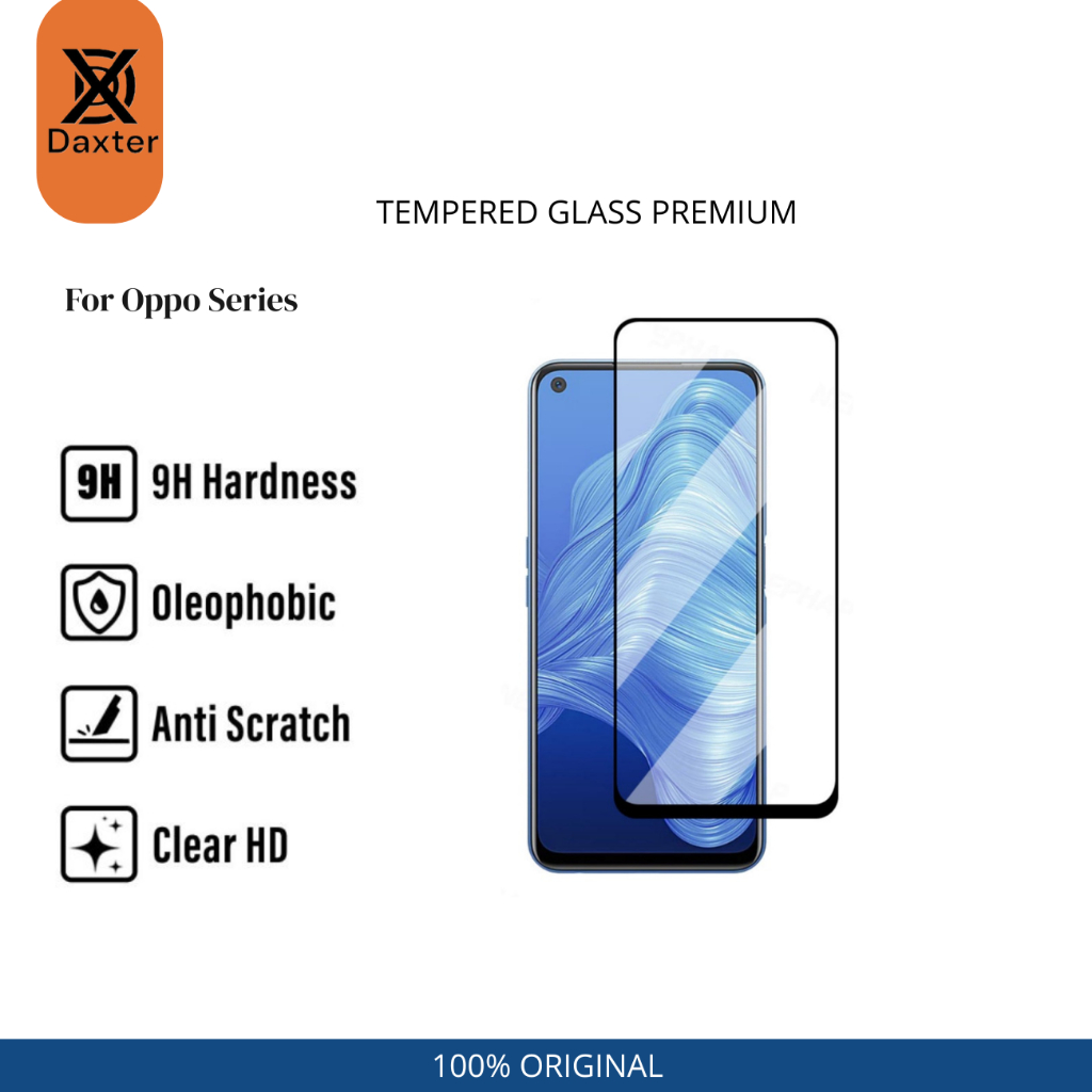 Daxter - Tempered Glass Full Cover Protection - Oppo 12