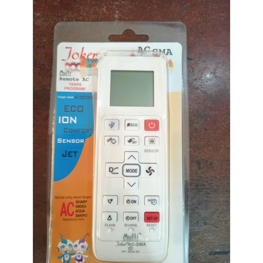 Remote AC Multi AC SMA Joker Remote AC multi Joker Remote AC universal Joker Remote AC Joker multi u