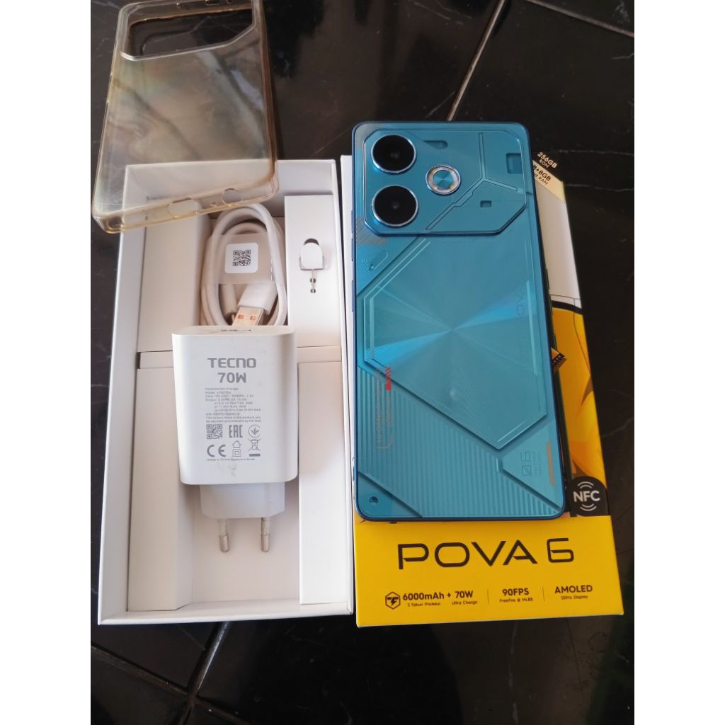 Tecno Pova 6 ram 8/256GB HP Second seken