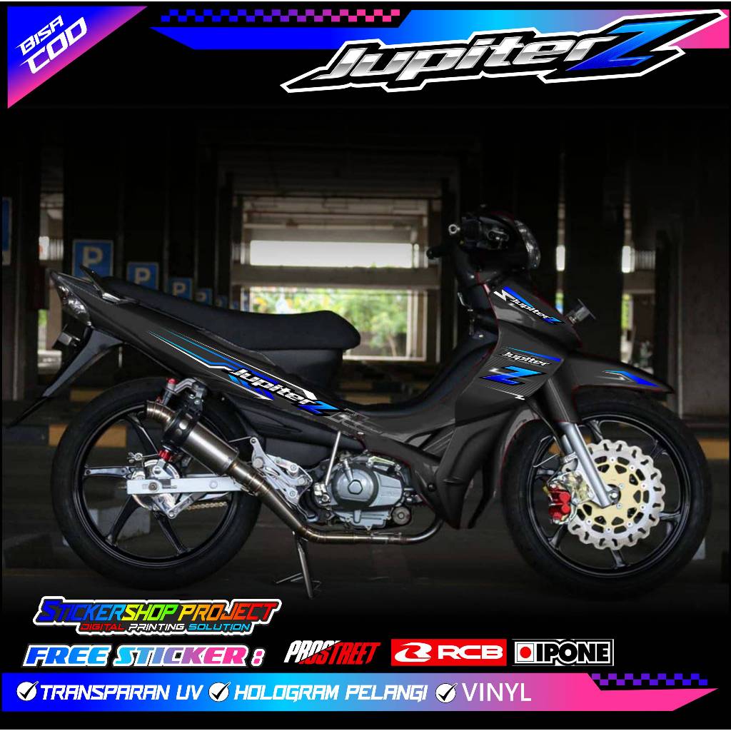 STRIPING VARIASI YAMAHA JUPITER Z BURHAN / STICKER LIST VARIASI MOTOR JUPITER Z BURHAN