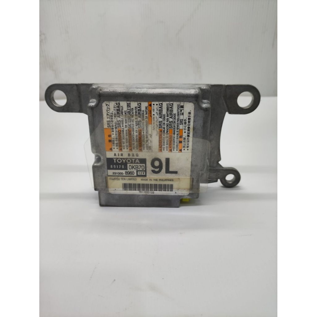 modul airbag Toyota Fortuner VRZ 2016 up 89170-0KB70