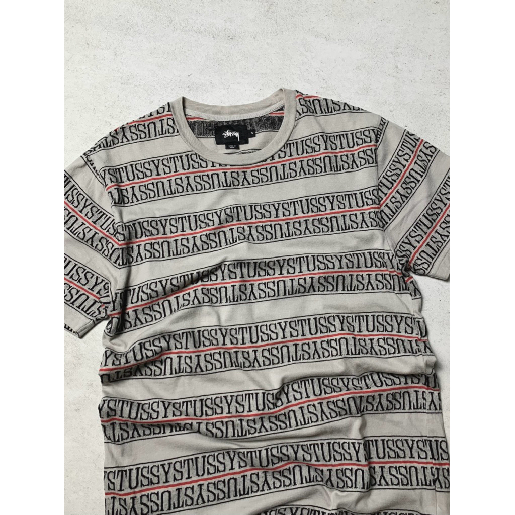 stussy stripe tee original rare