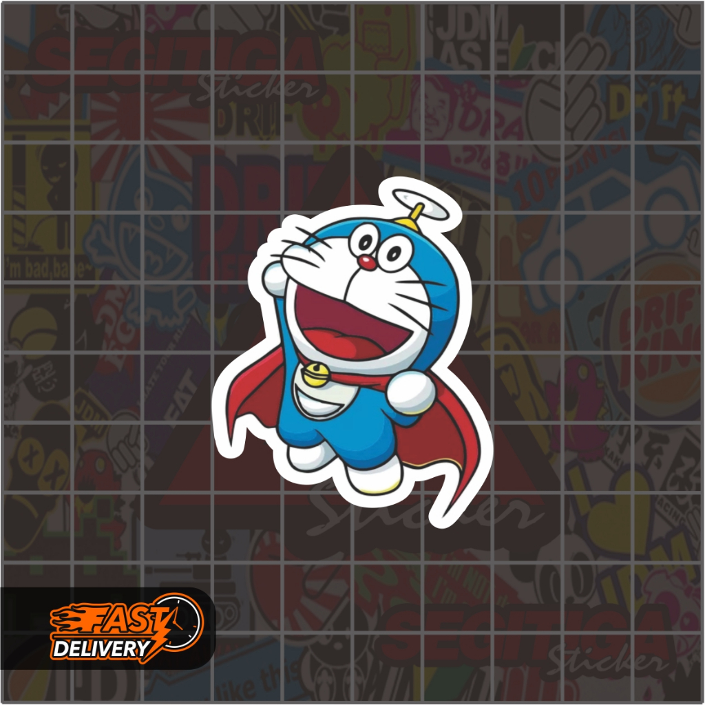 

Sticker Doraemon Superman Ukuran 4 x 5 Cm