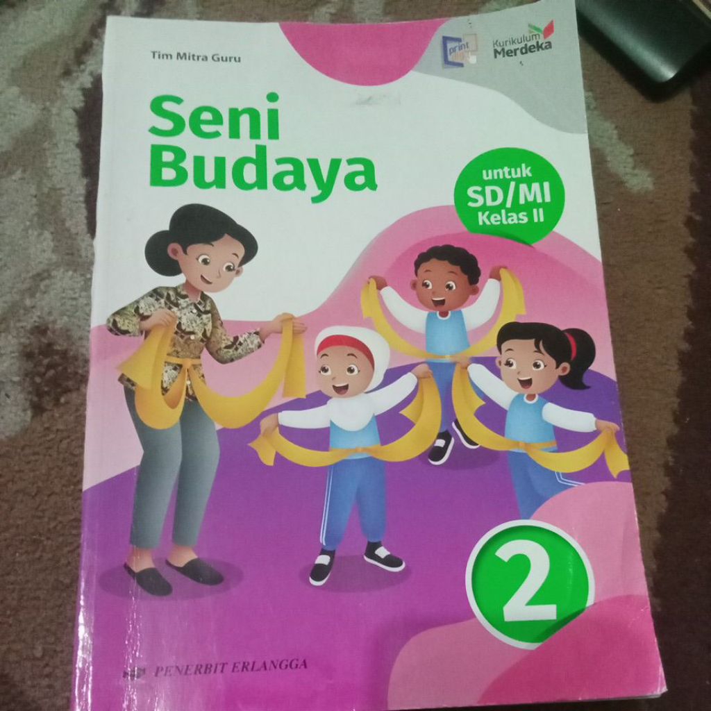 buku Seni budaya kelas 2 SD erlangga