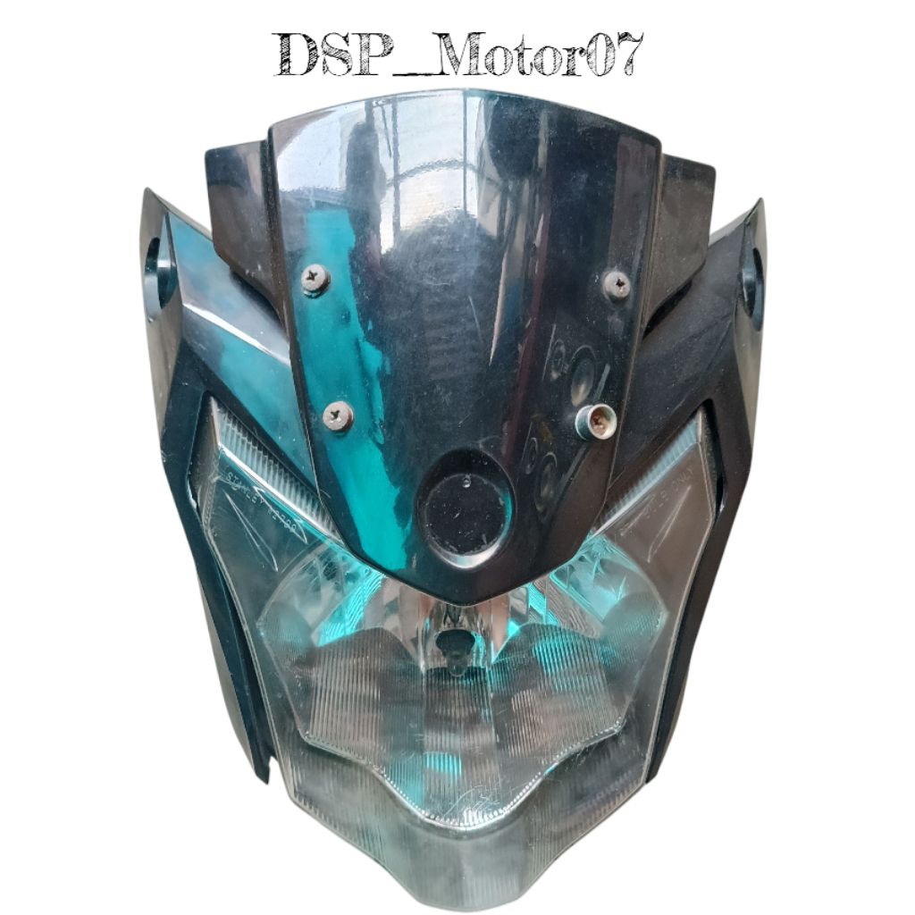 reflektor batok lampu vixion new advance visor headlamp depan original copotan