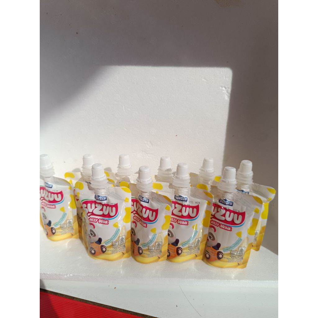 

5 pcs suzuu jelly drink banana