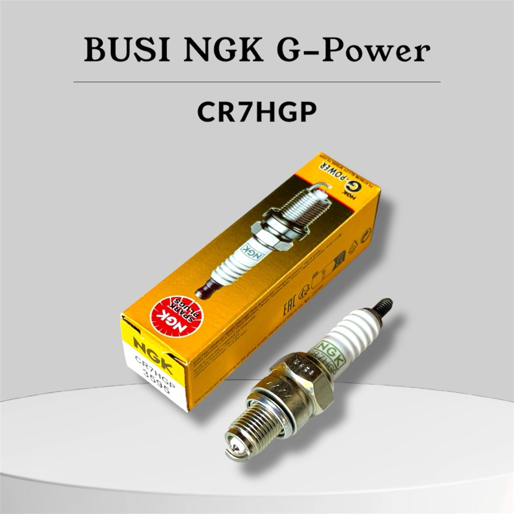 BUSI NGK G-Power Racing CR7HGP Jupiter Z / Vega R ZR / Mio / Nouvo / Grand / Supra / Smah BUSI BUSY 