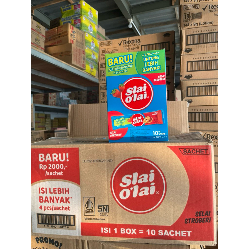 

Slai O’lai rasa strawberry 1 box isi 10 sachet