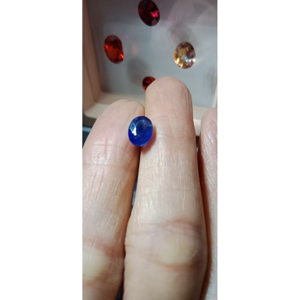 batu permata natural blue safir afrika kode 192