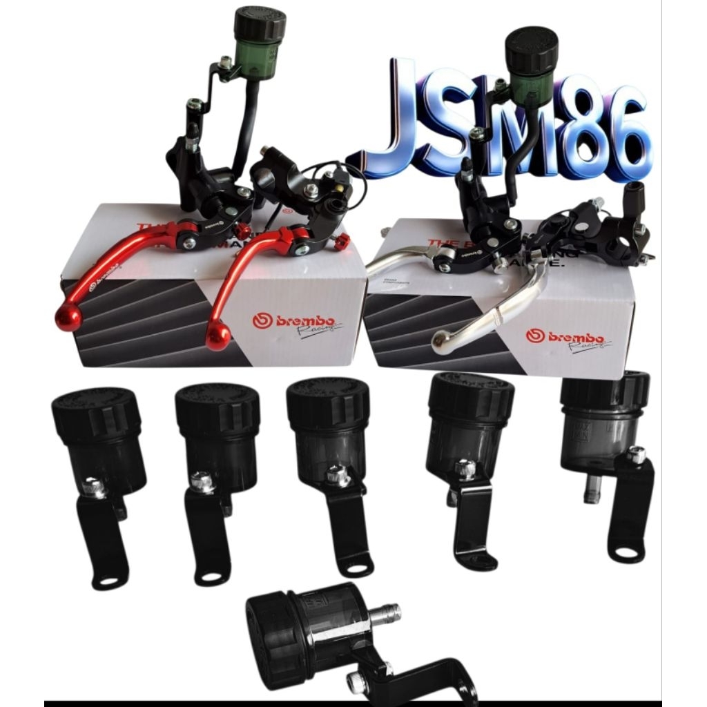 tabung minyak rem model rcb plus breket minyak rem