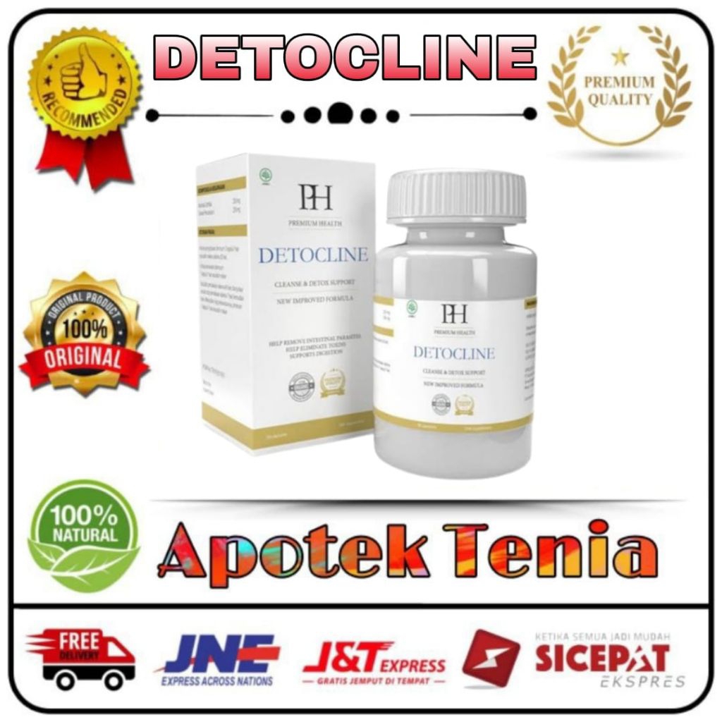 Detocline Asli Original Obat Cacing Parasit Dalam Tubuh Herbal Ampuh