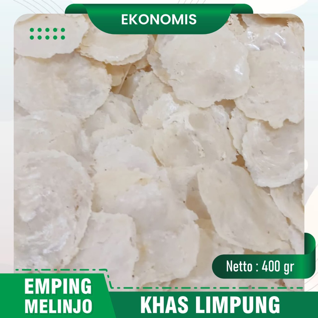 

emping 400 gram melinjo asli khas Limpung Jawa tengah