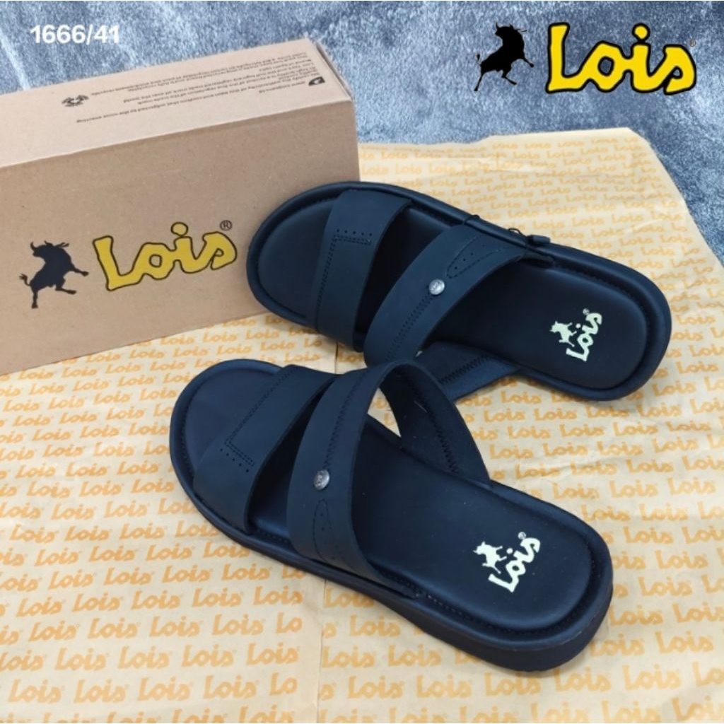 Sandal Kulit Pria Lois Original