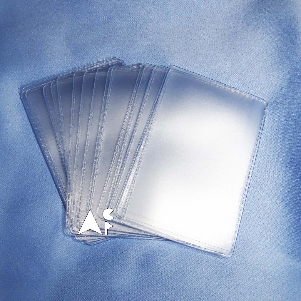 

Plastik Pelindung Kartu ATM KTP ETOLL Mini Gold Doff Tanpa Penutup