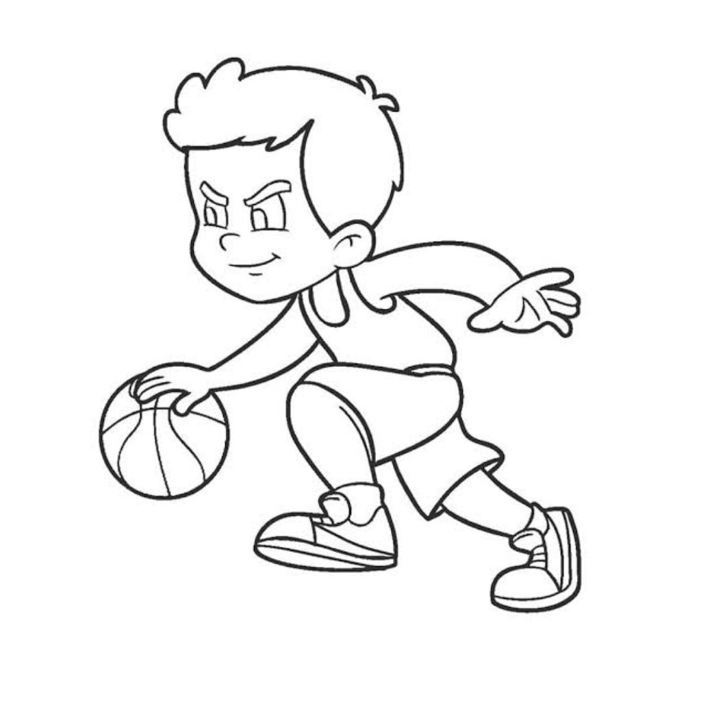 

20 Lembar Kertas Gambar Mewarnai Tema Olahraga Ukuran A4