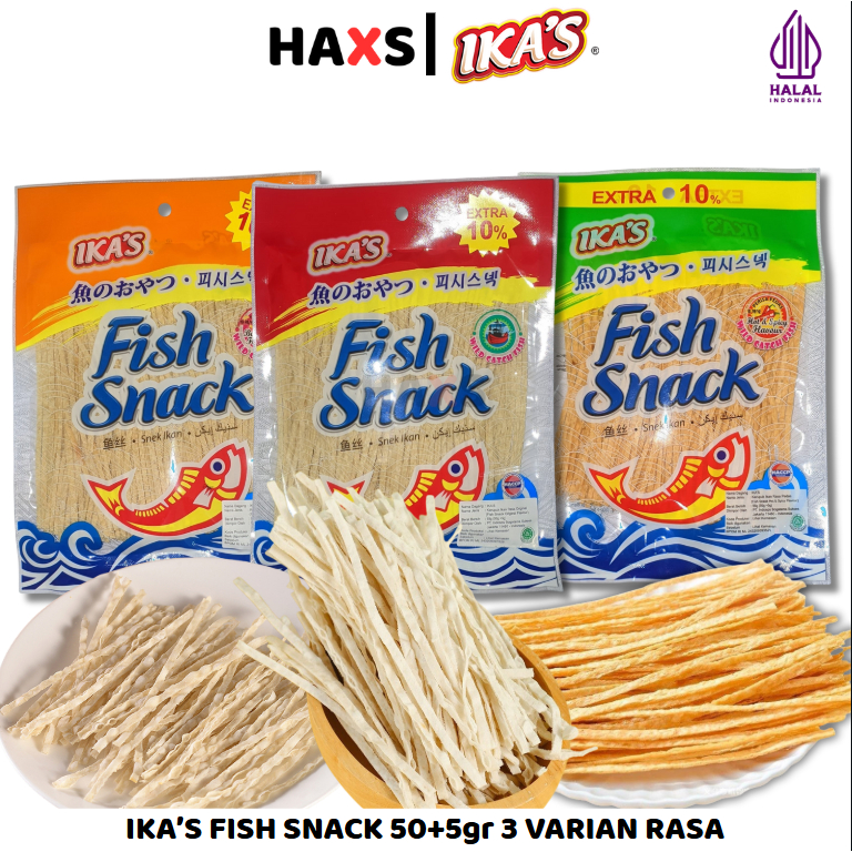 HAXS IKA'S FISH SNACK / SNACK IKAN HALAL