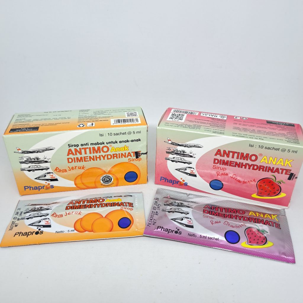 ANTIMO ANAK SACHET / MERINGANKAN MABUK PERJALANAN ANAK