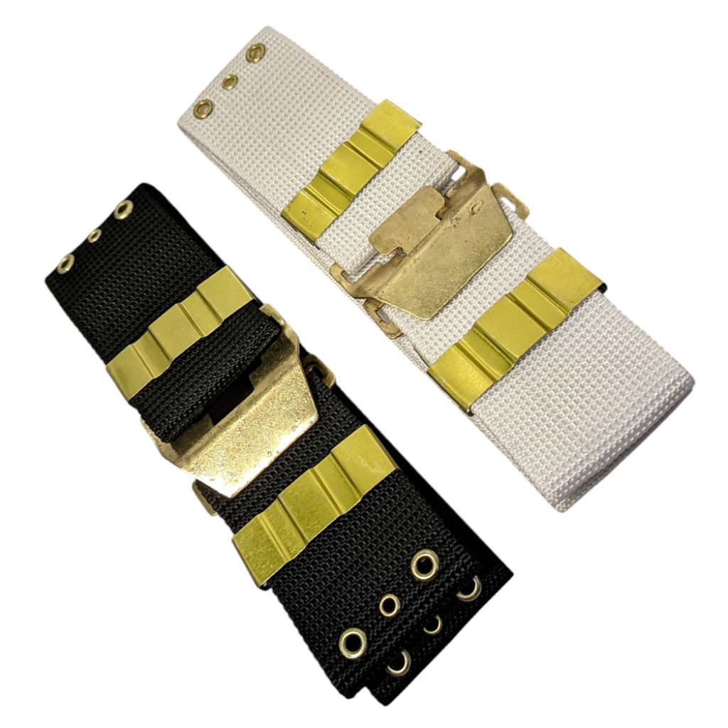 Ikat Pinggang Kopel Pdl Pramuka Stn Hitam Putih