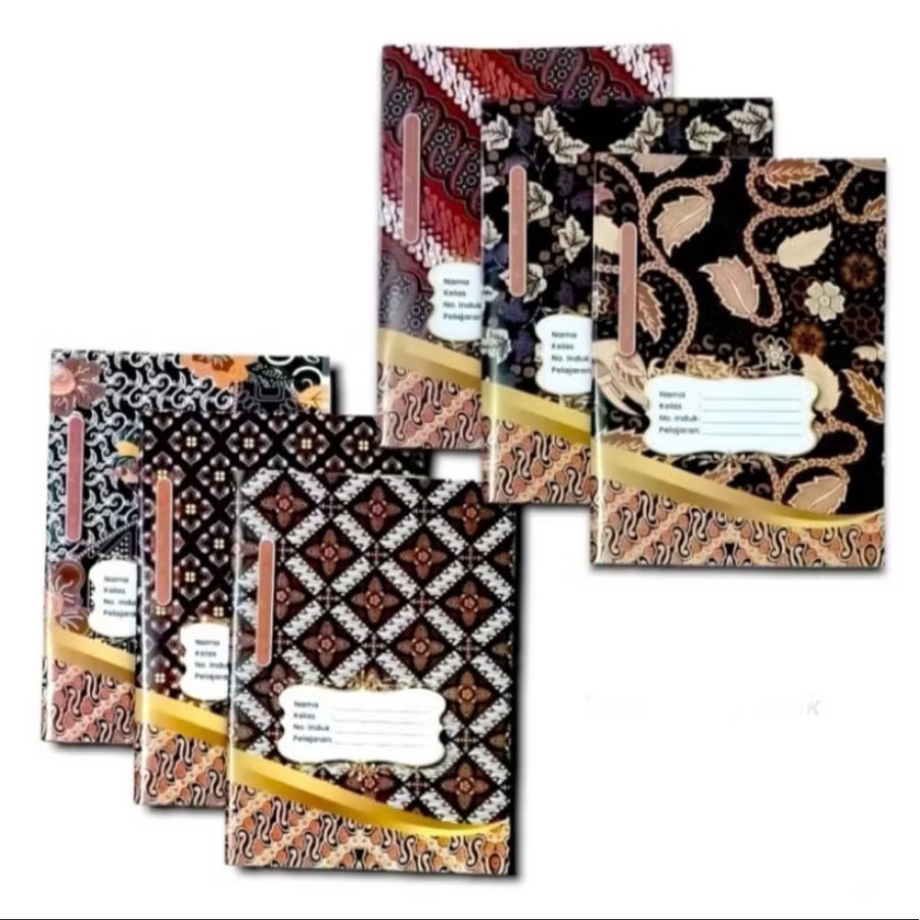

1pack Sampul Buku Kwarto Batik