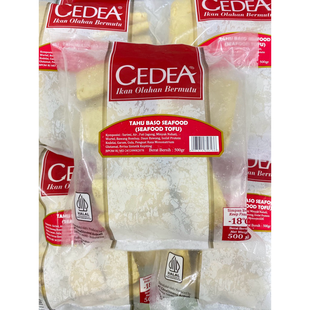 

CEDEA Seafood Tofu Tahu Baso Seafood 500gr