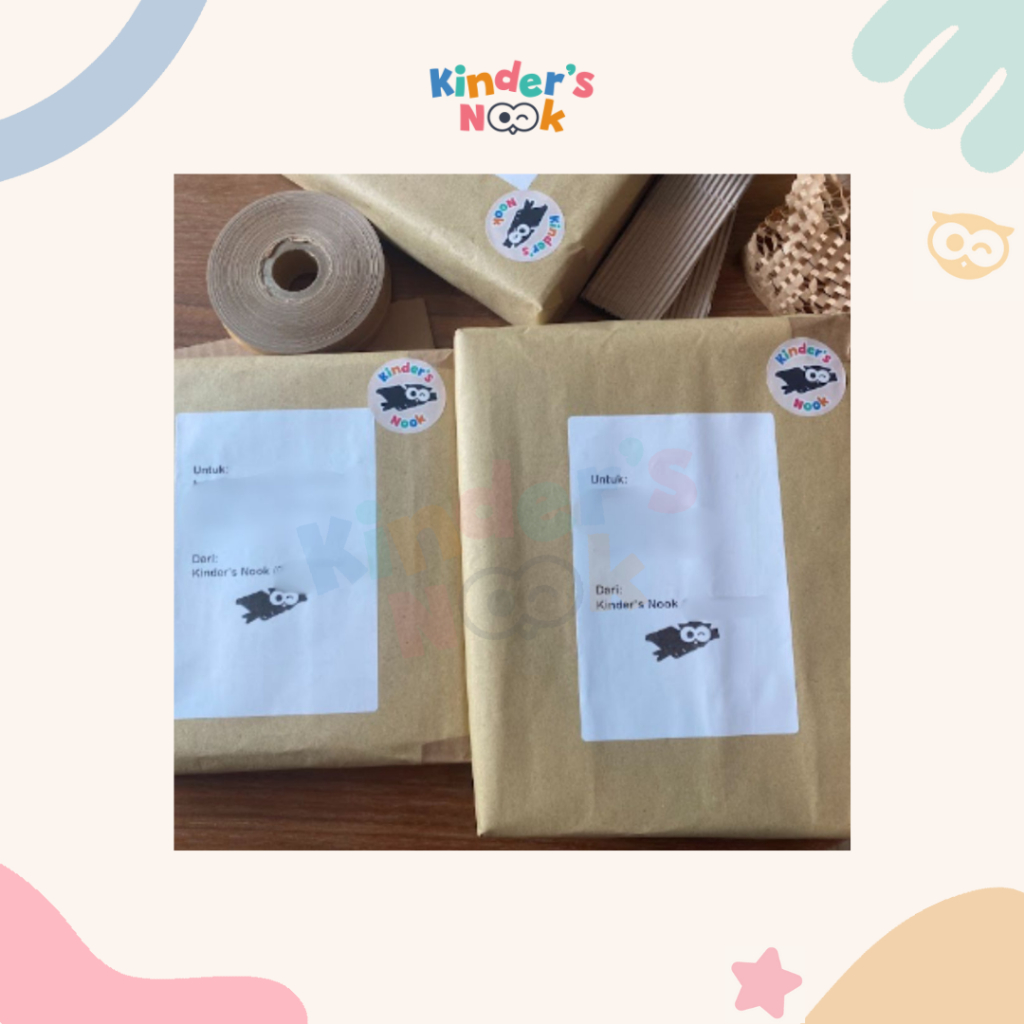 

[Kinder's Nook] BOOKS ONLY Eco-Friendly Packaging - Paperbased Packaging with Water-based Tape (no plastic tape) - no bubble wrap