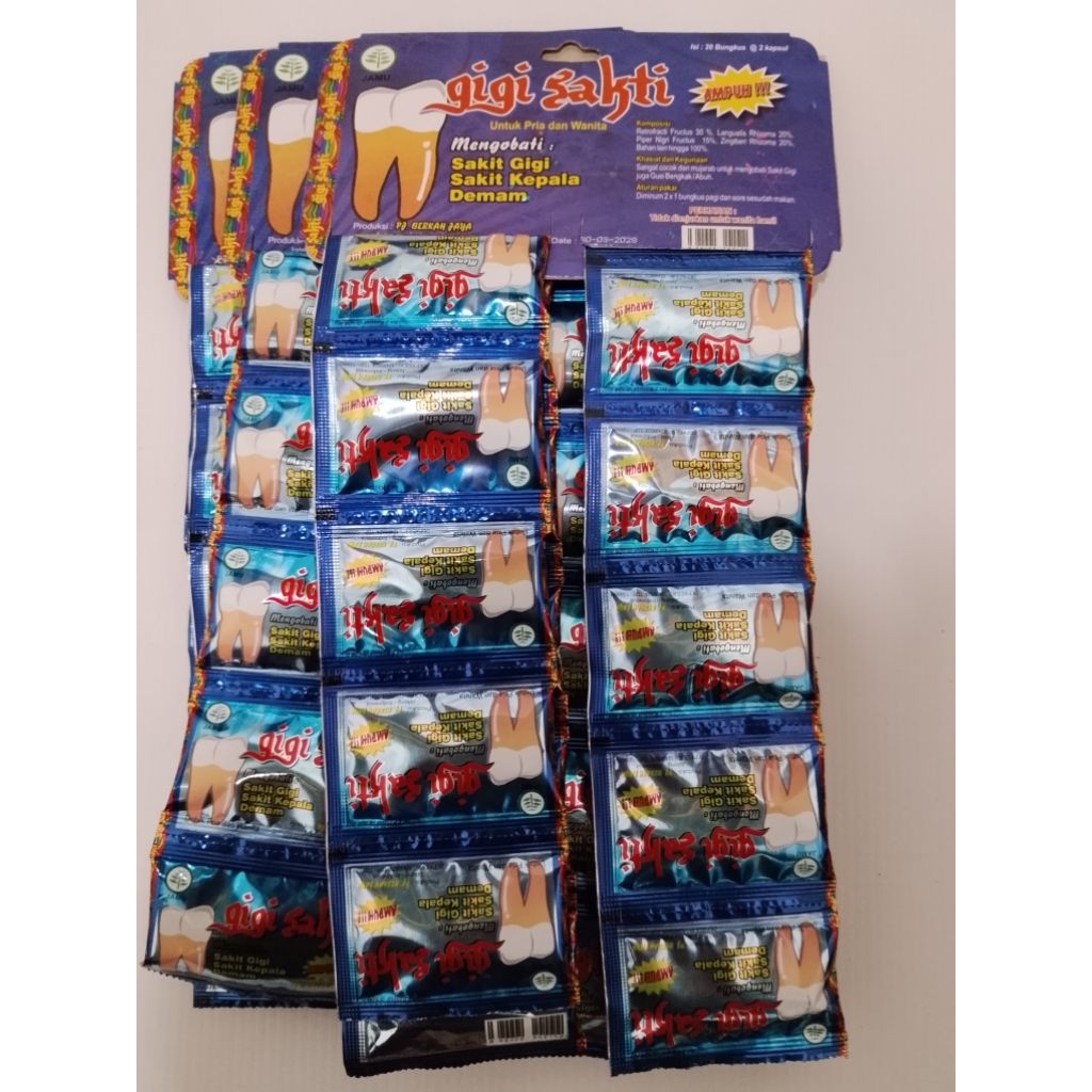 GIGI SAKTI kapsul sakit gigi