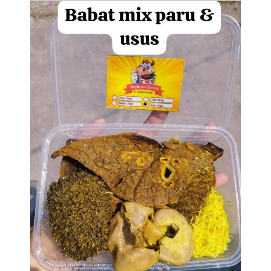 

PARU UNGKEP / BABAT MIX PARU UNGKEP / JEROAN SAPI UNGKEP FROZEN TINGGAL GORENG