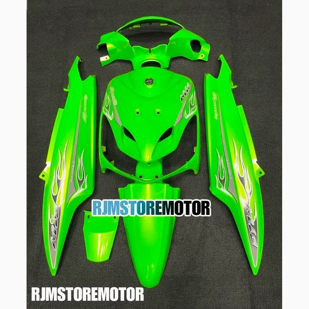 full body halus yamaha mio smile hijau xiralic gold