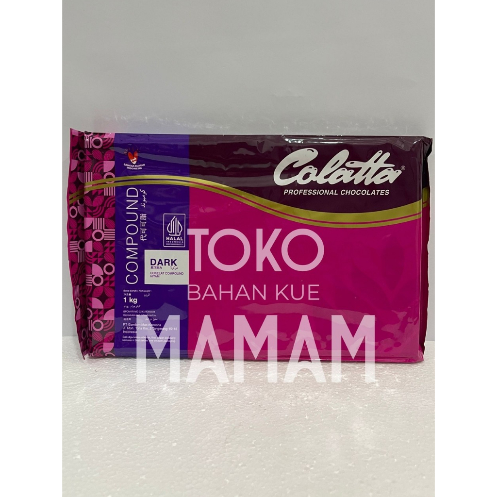 

Colatta Dark Compound Repack 500gr – Cokelat Compound untuk Baking, Cake & Dessert