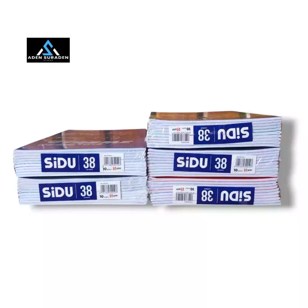 

[Whispers] Buku Tulis SIDU 38 Lembar (1 pack 10 buku)