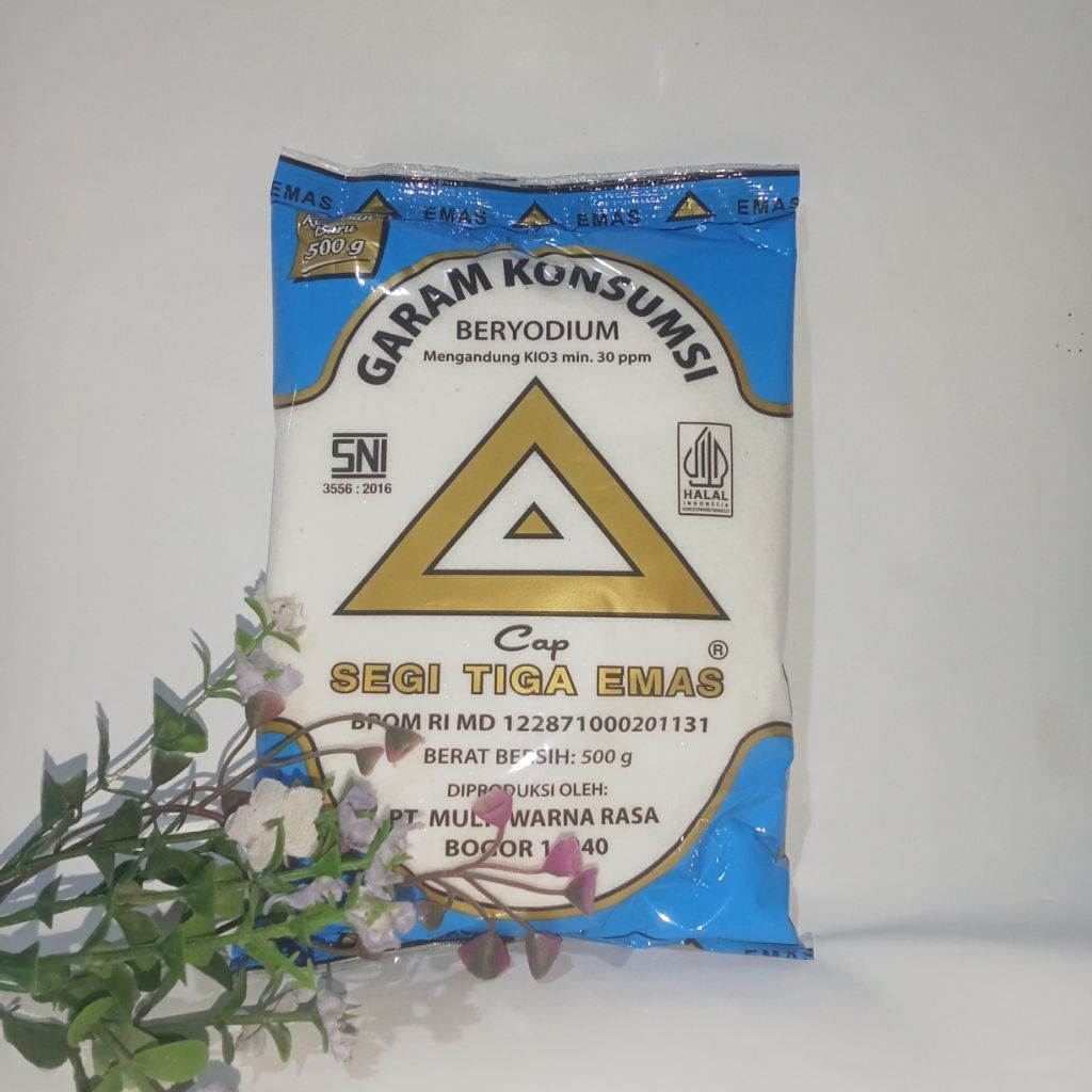 

SEGITIGA EMAS Garam Halus Beryodium 500 Gram