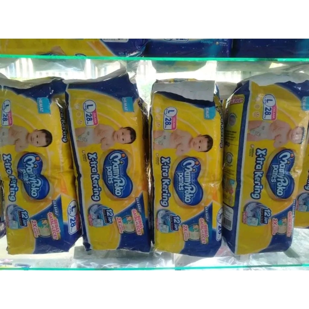 Pampers mamy poko ukuran M dan L