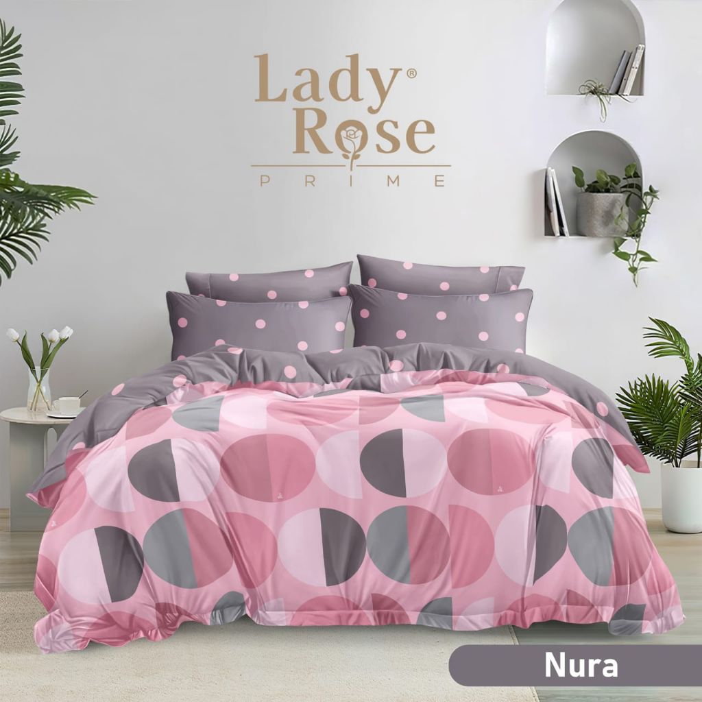 Lady Rose - Bedcover Lady Rose Set Queen 160x200 King 180x200 Tinggi 30cm Motif Terlaris